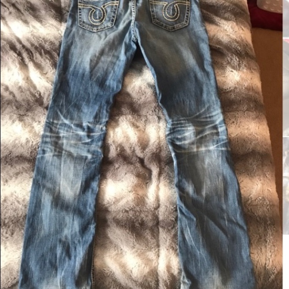 Big Star Miki distressed boot cut jeans
